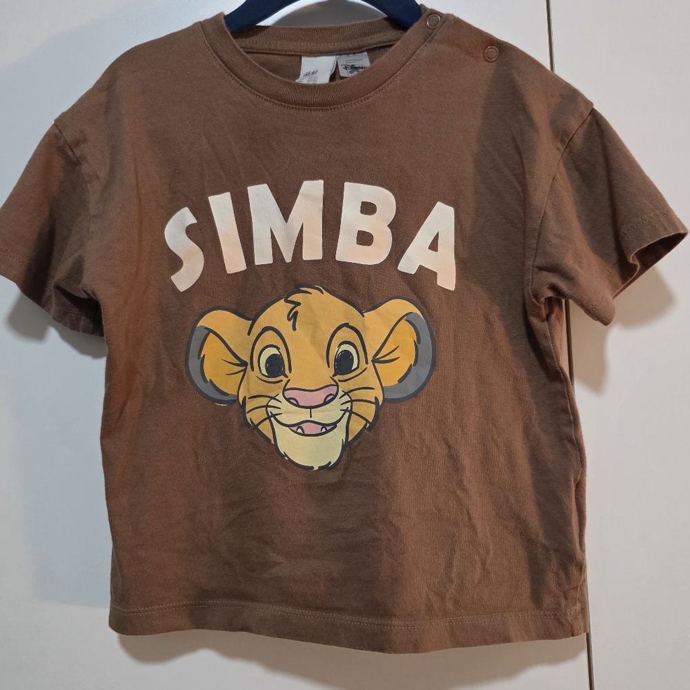 Disney Simba Brown Short Sleeve Tee